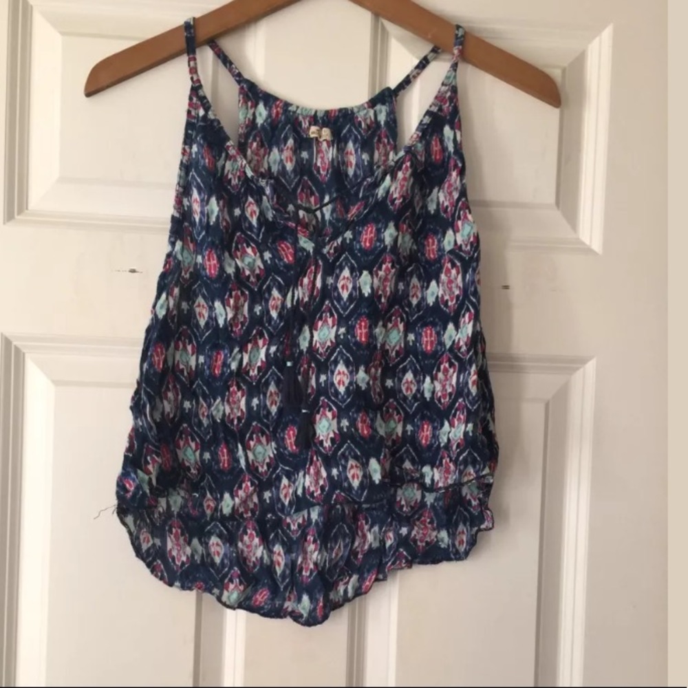 ❌SOLD❌Hollister High-low Blue Halter.
